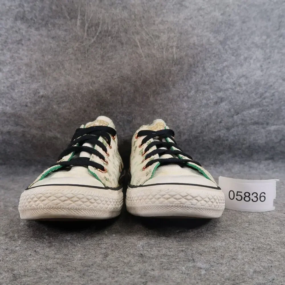 Converse Shoes Kids 2.5 Sneakers All Star Lace Up Cactus Print Low Active Casual